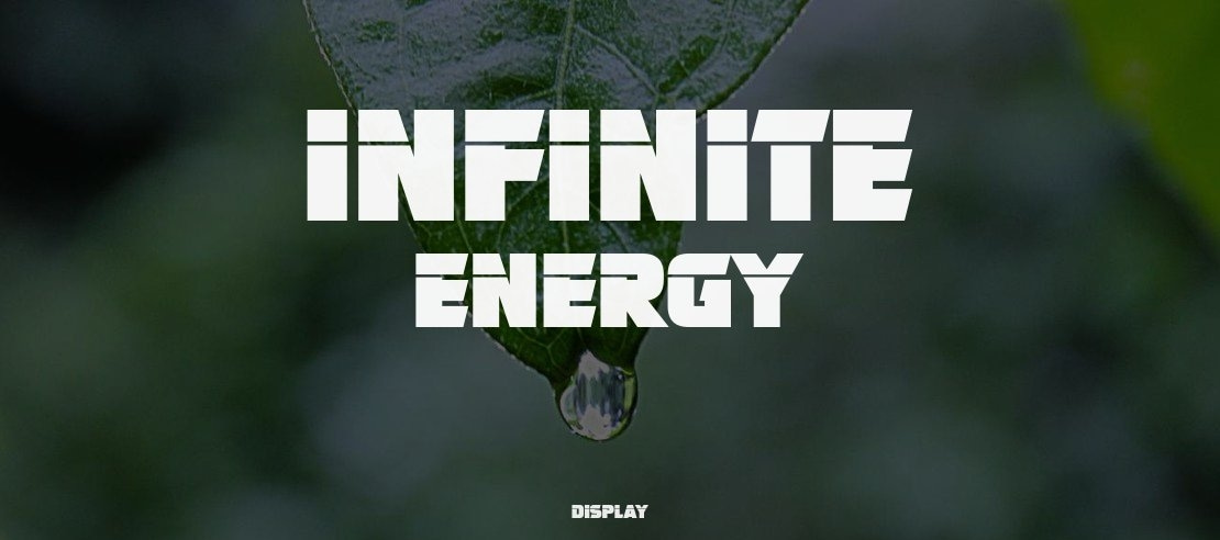 Infinite Energy Font Family