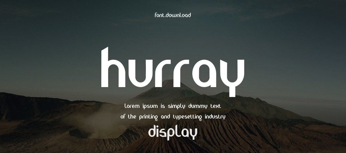 Hurray Font