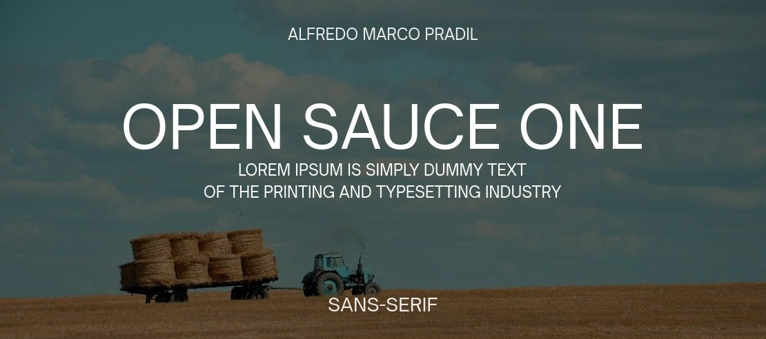 Open Sauce One Font Family