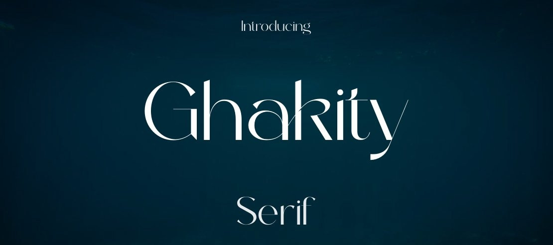 Ghakity Font