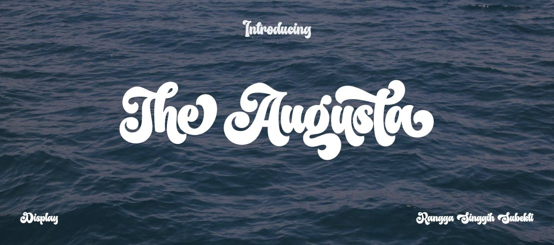 The Augusta Font