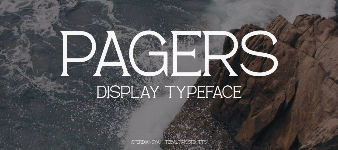 Pagers Display Font