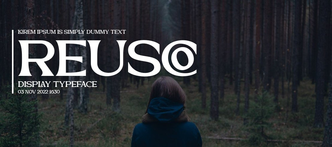 Reusco Display Font