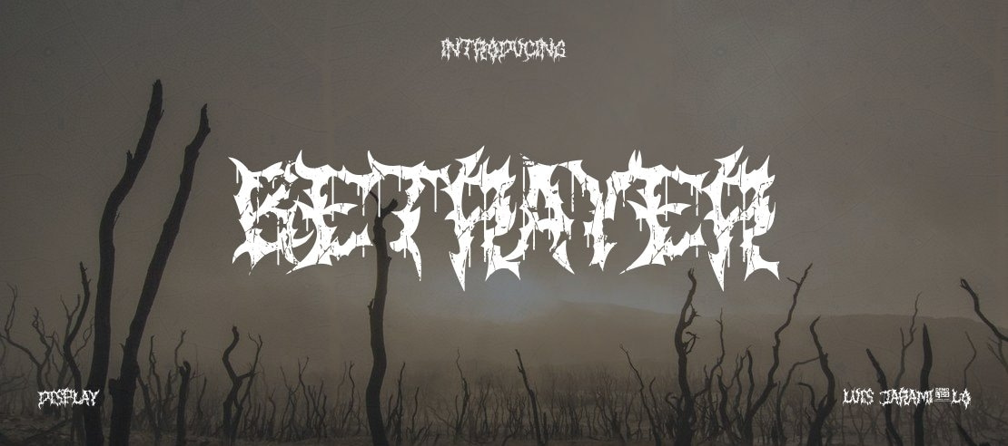 Betrayer Font