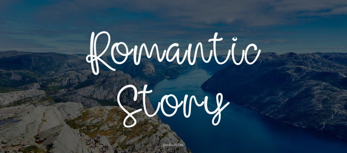Romantic Story Font
