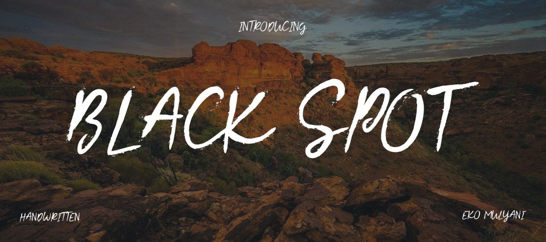 Black Spot Font