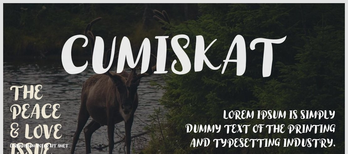 Cumiskat Font