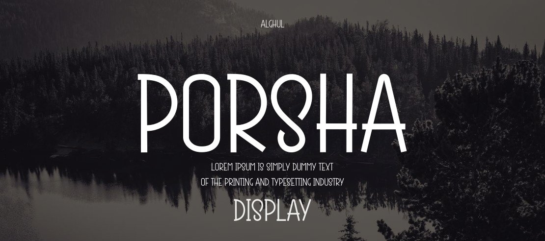 PORSHA Font