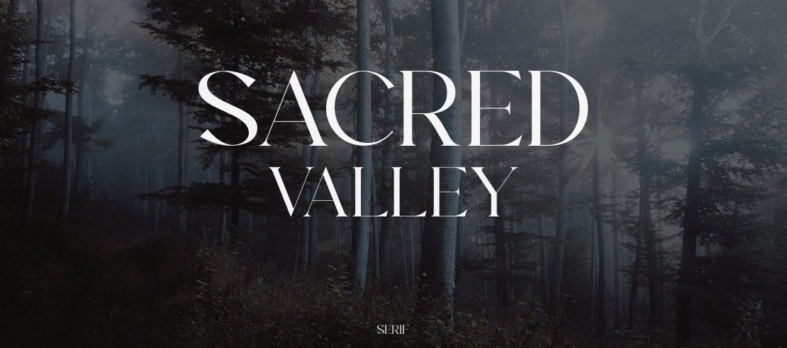 Sacred Valley Font