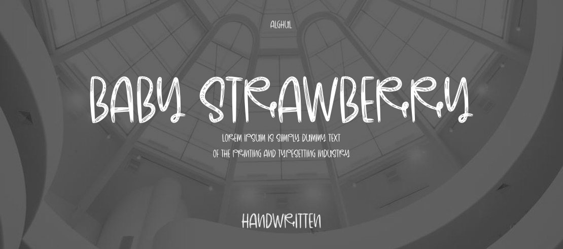 Baby Strawberry Font