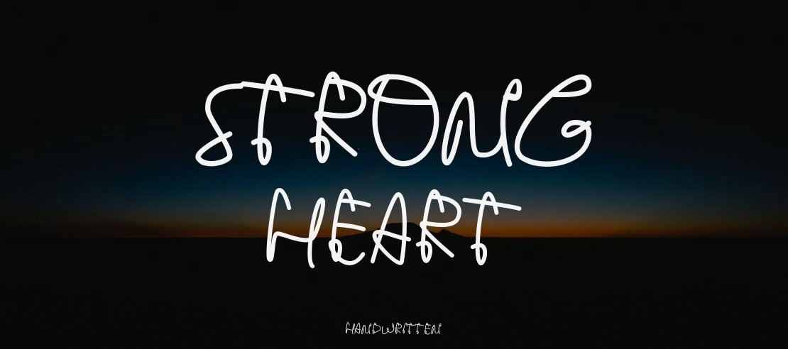 Strong Heart Font