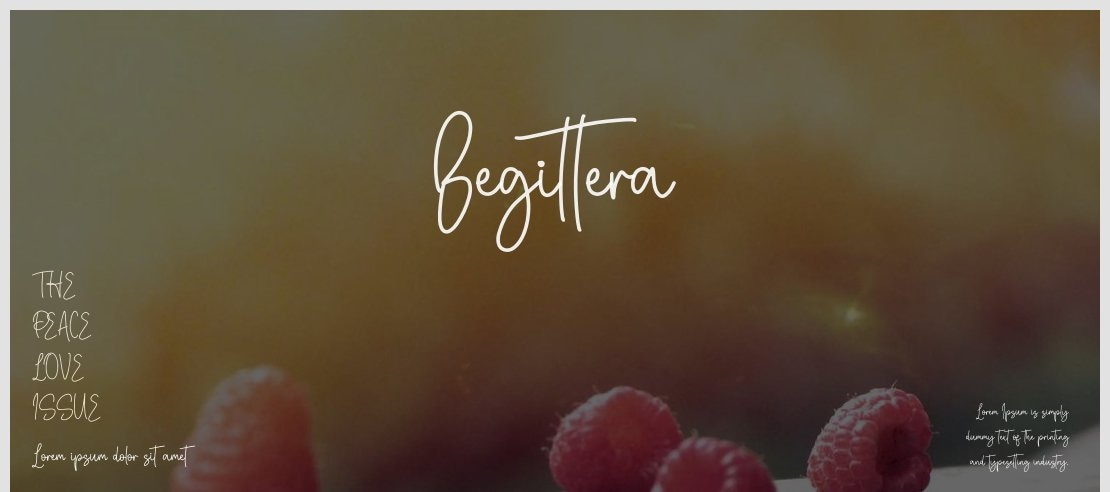 Begittera Font