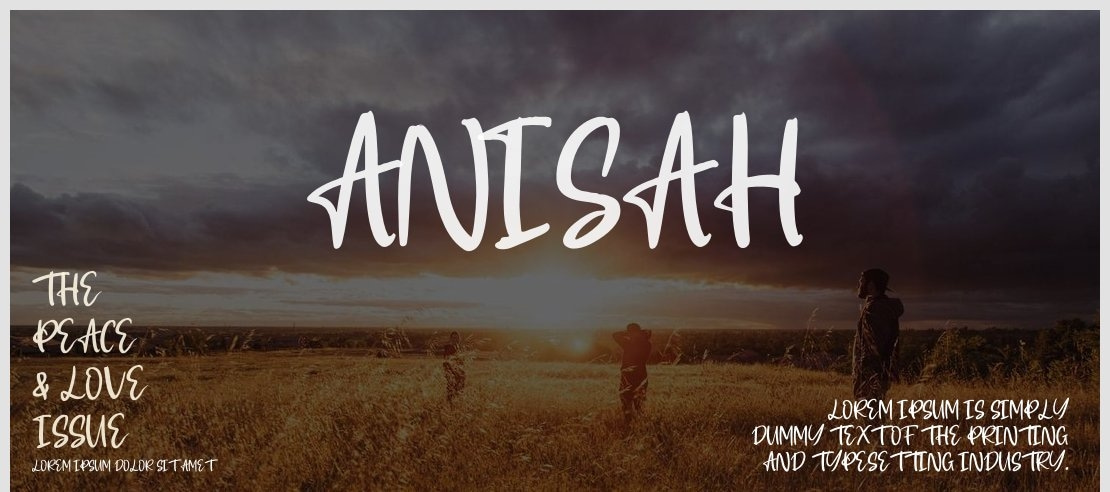 Anisah Font