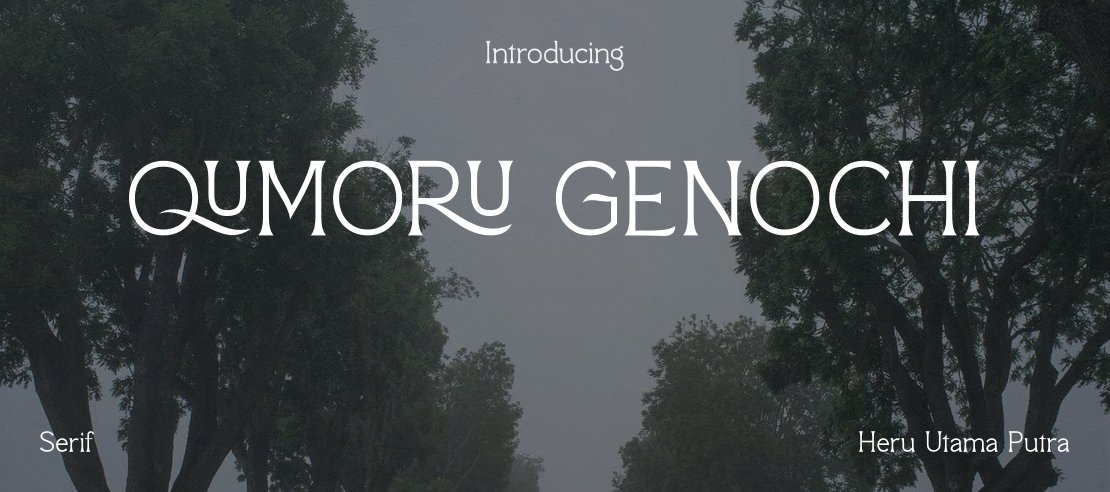 QUMORU GENOCHI Font