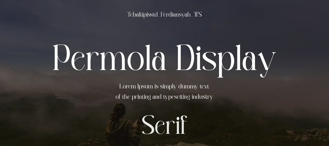 Permola Display Font