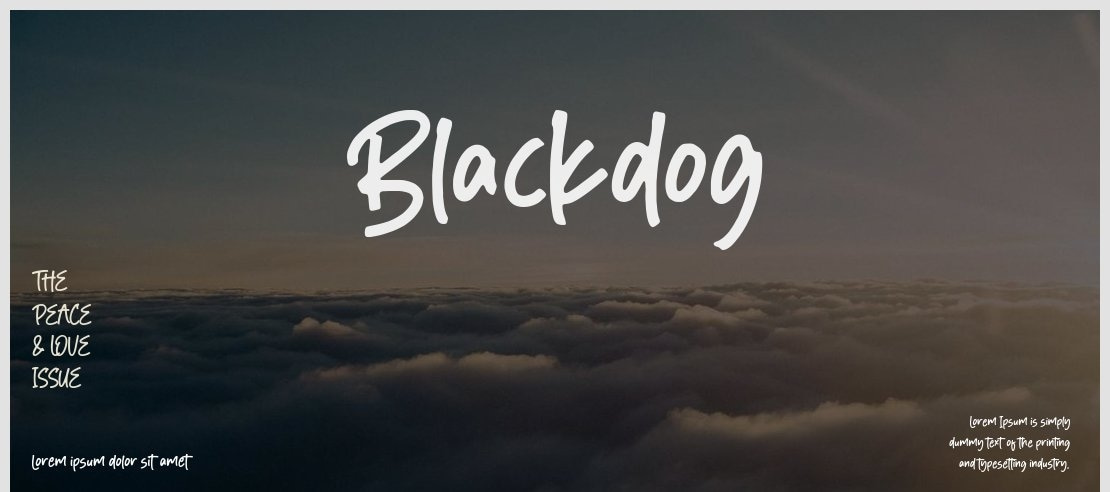 Blackdog Font