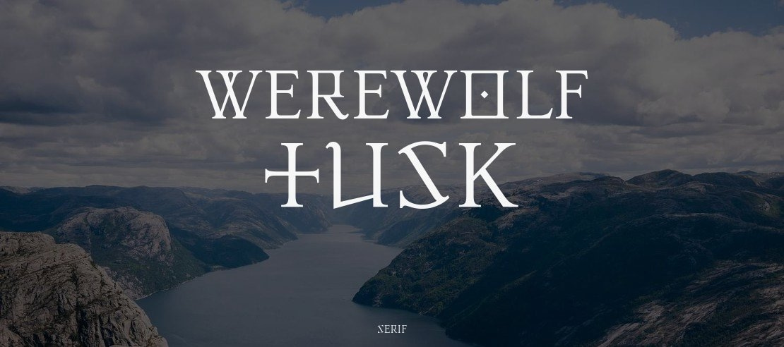 Werewolf Tusk Font