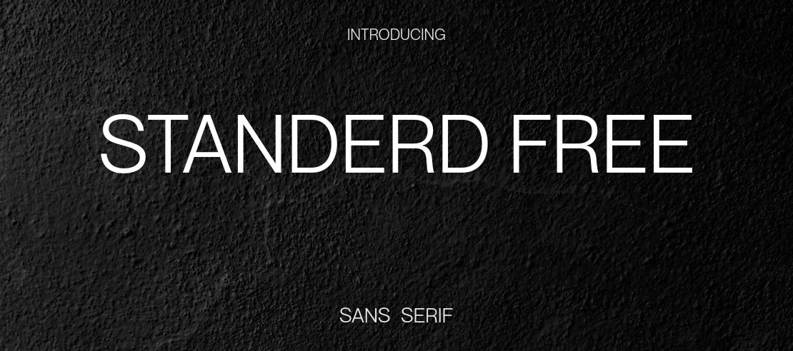 Standerd Free Font