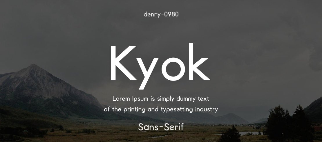 Kyok Font Family