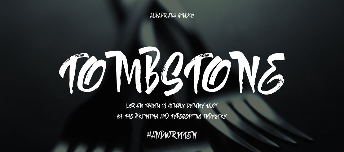 Tombstone Font