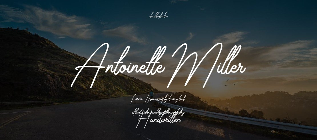 Antoinette Miller Font Family