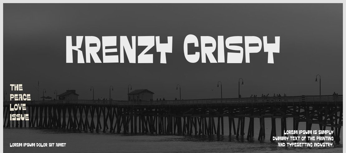 Krenzy Crispy Font