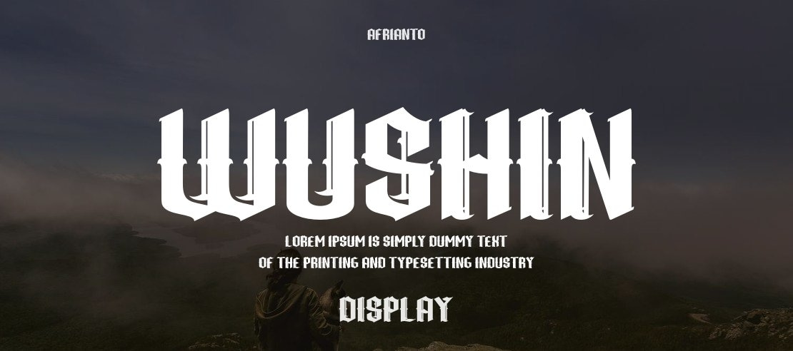 WUSHIN Font