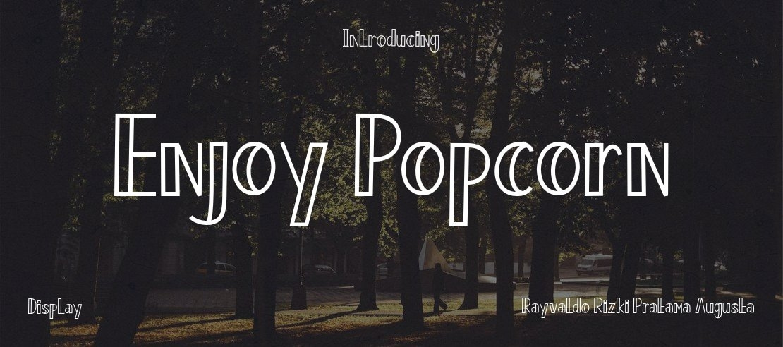 Enjoy Popcorn Font Family