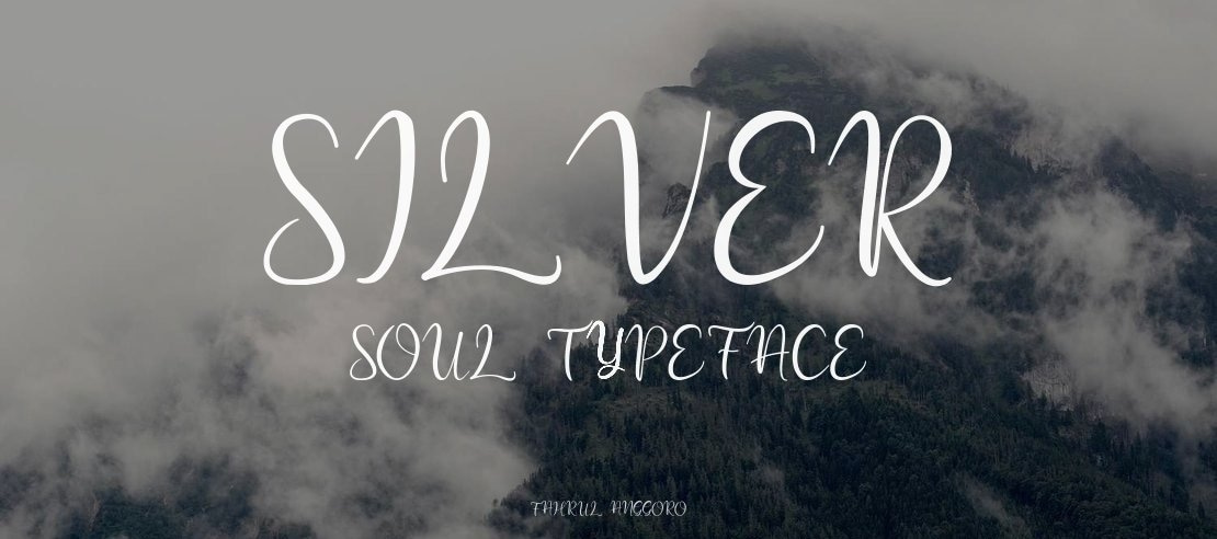 silver soul Font