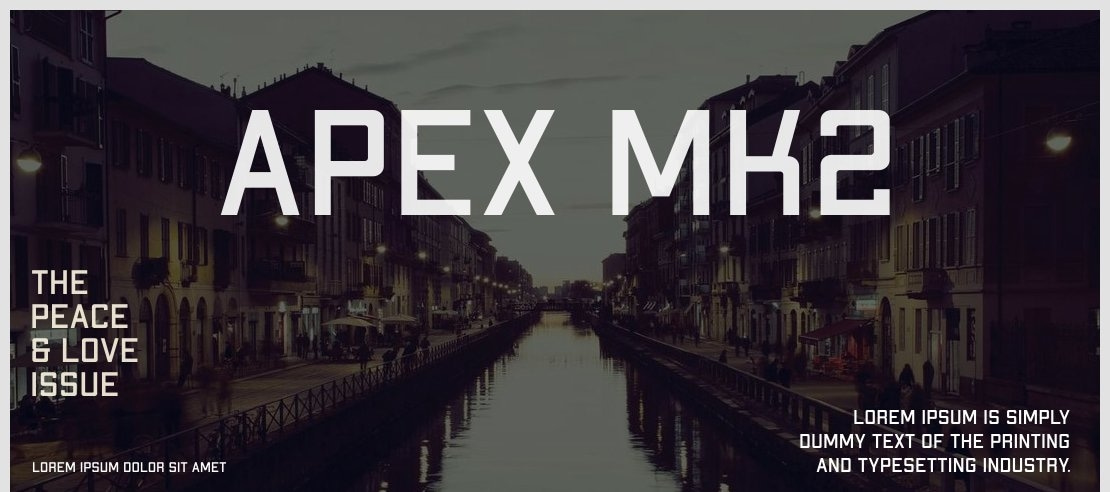 Apex Mk2 Font Family