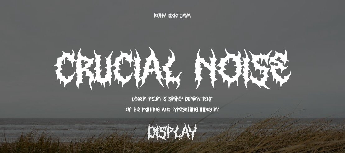 Crucial Noise Font