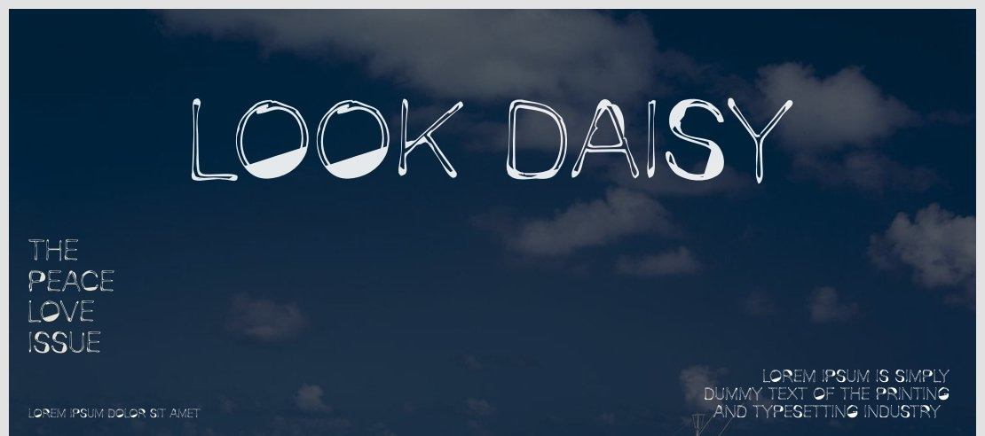 Look Daisy Font