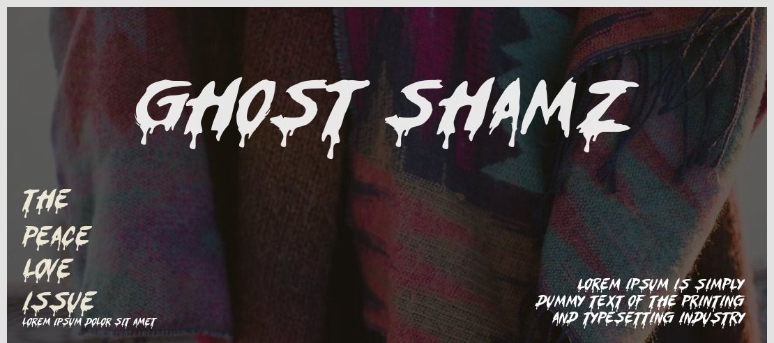 Ghost ShamZ Font