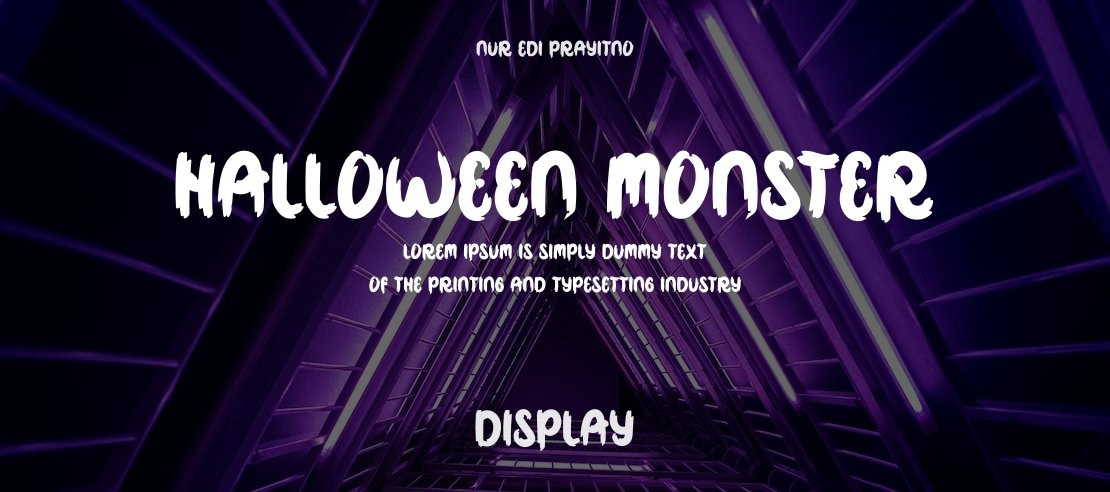 Halloween Monster Font