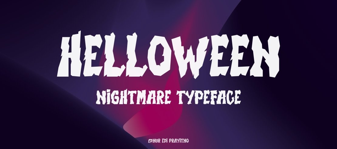 Helloween Nightmare Font