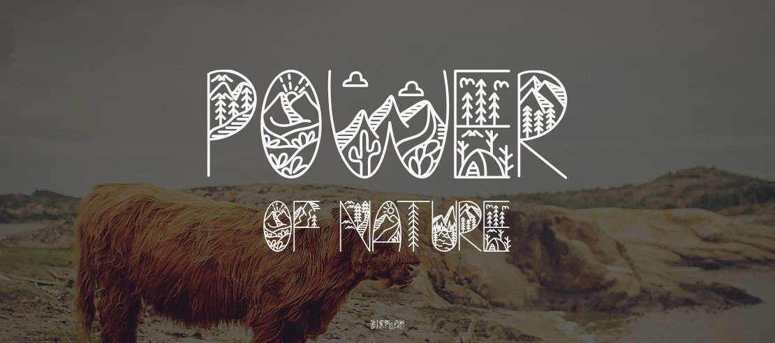 POWER OF NATURE Font