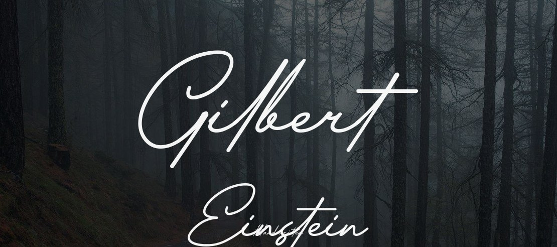 Gilbert Einstein Font