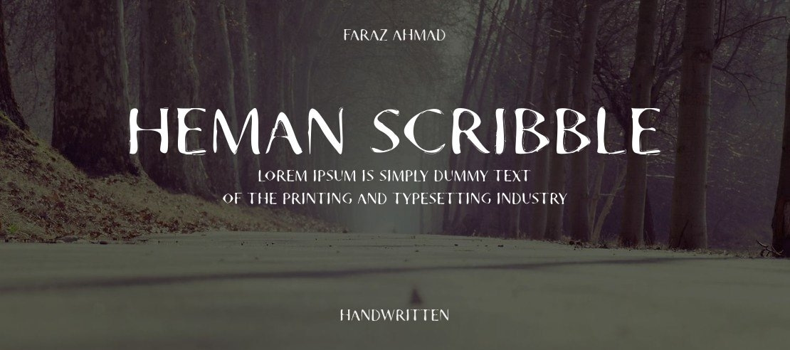 Heman Scribble Font