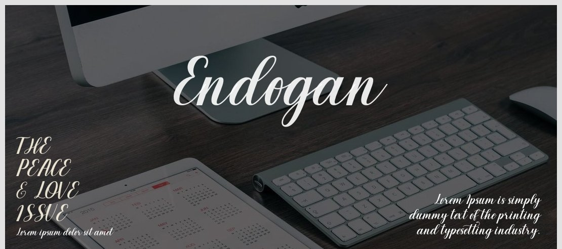 Endogan Font