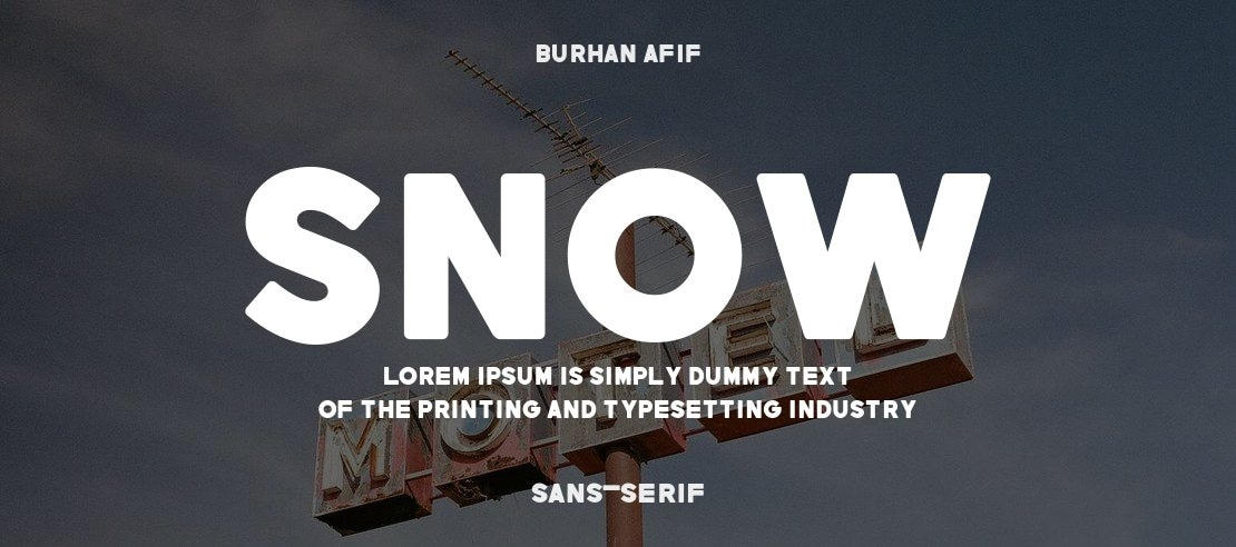 Snow Font Family