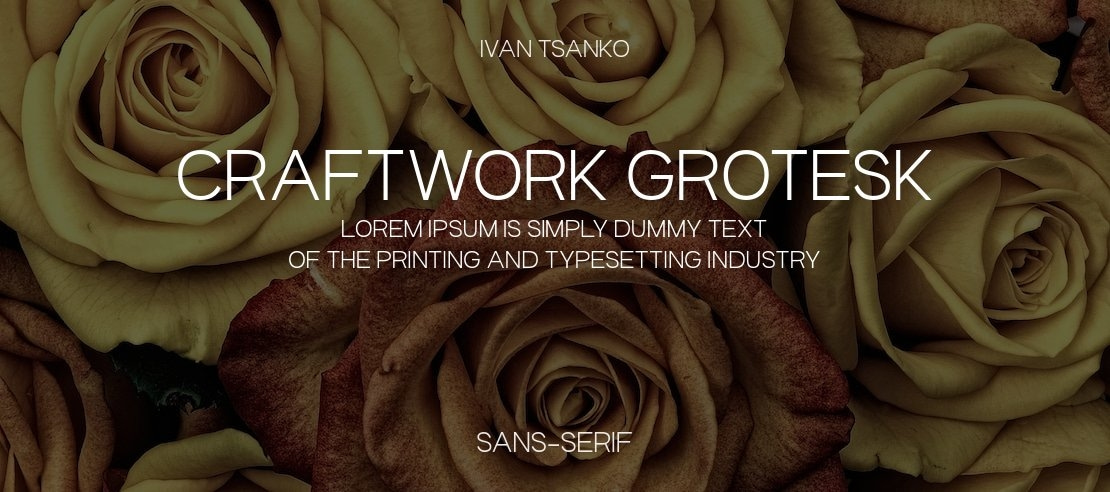 Craftwork Grotesk Font Family