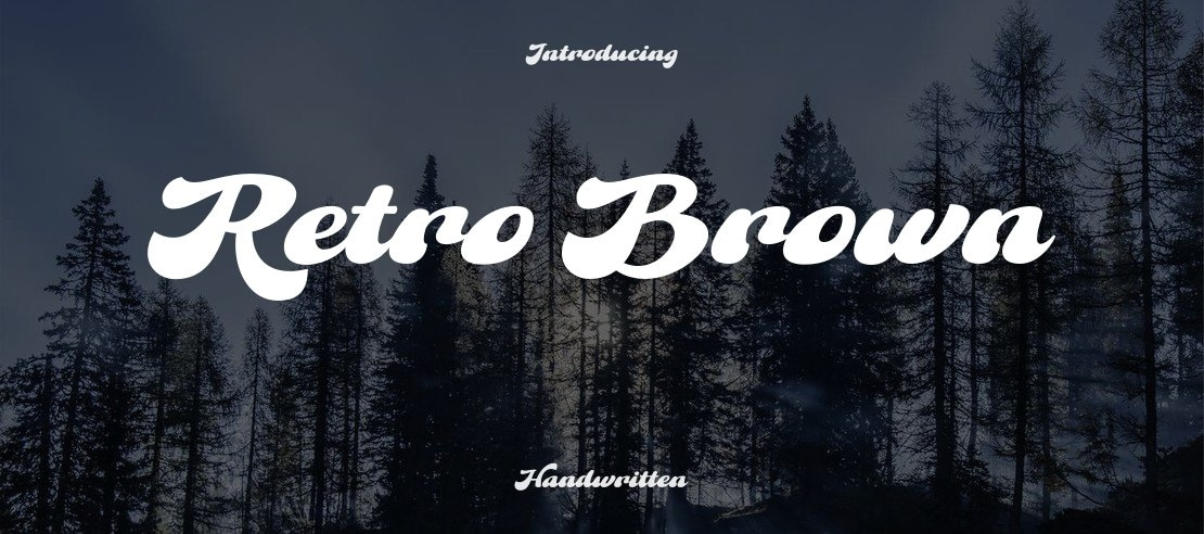 Retro Brown Font