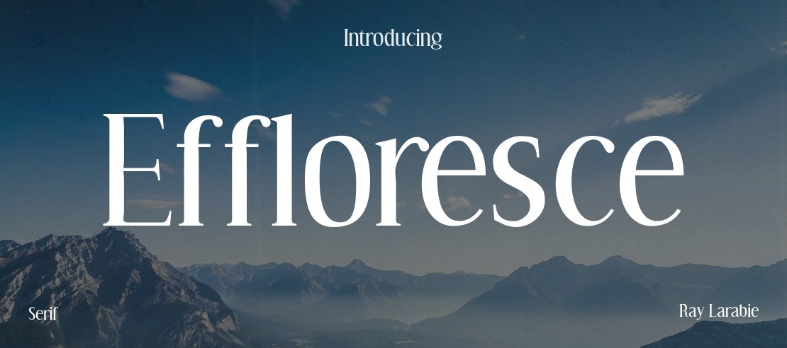Effloresce Font Family