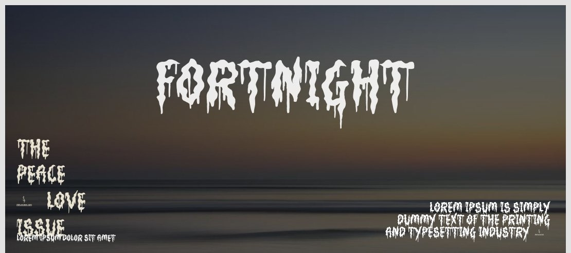 Fortnight Font