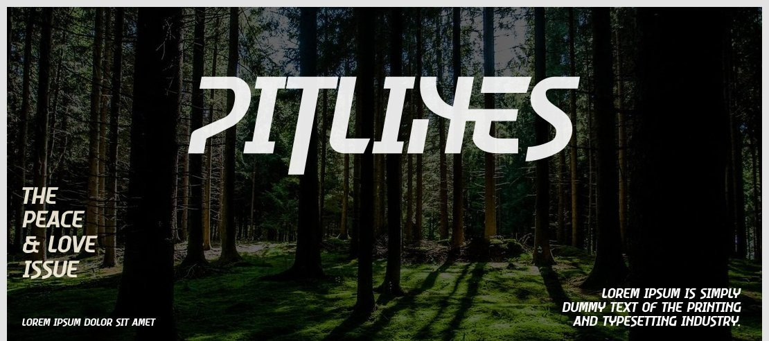 Pitlines Font