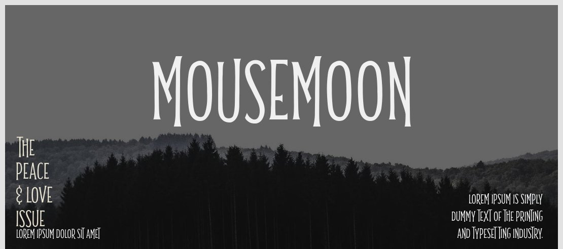 Mousemoon Font