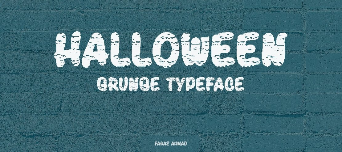 Halloween Grunge Font