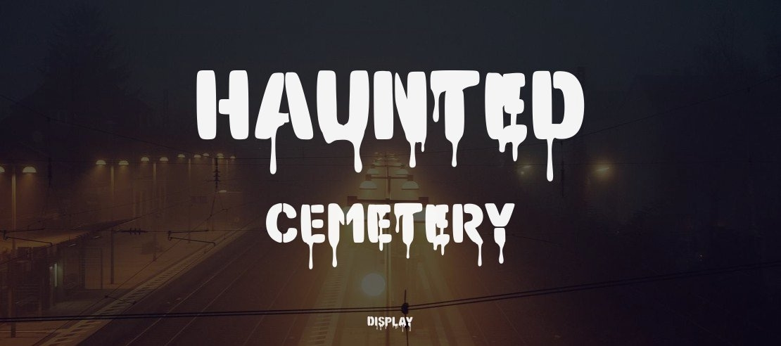 Haunted Cemetery Font