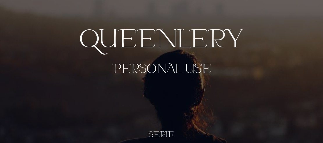 Queenlery - Personal use Font