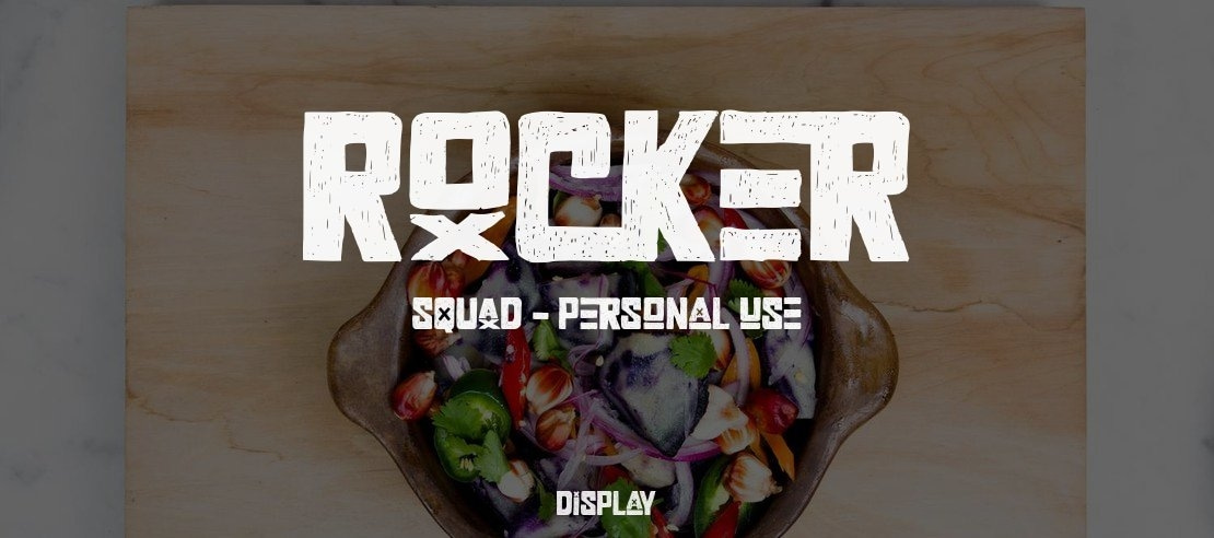 Rocker Squad - Personal use Font